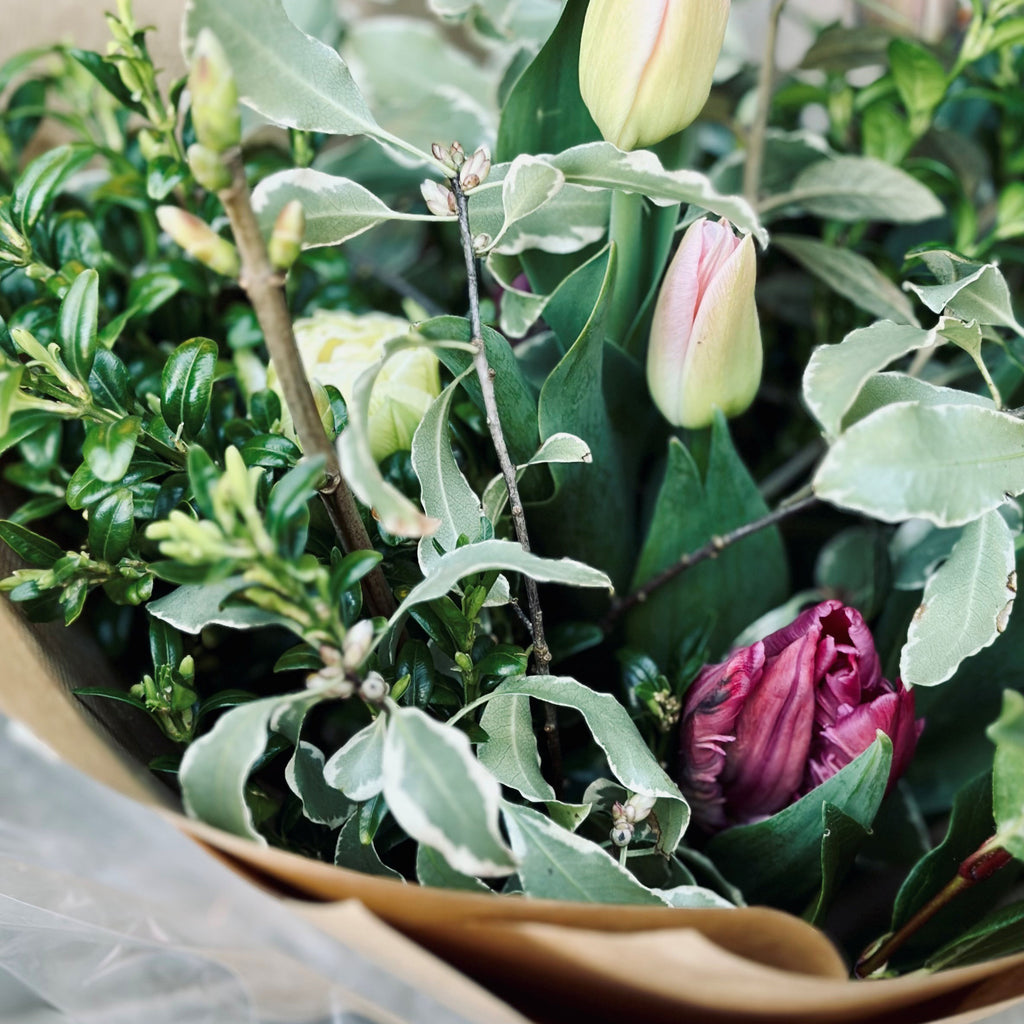 Seasonal Home Grown Hand Tied Bouquet
