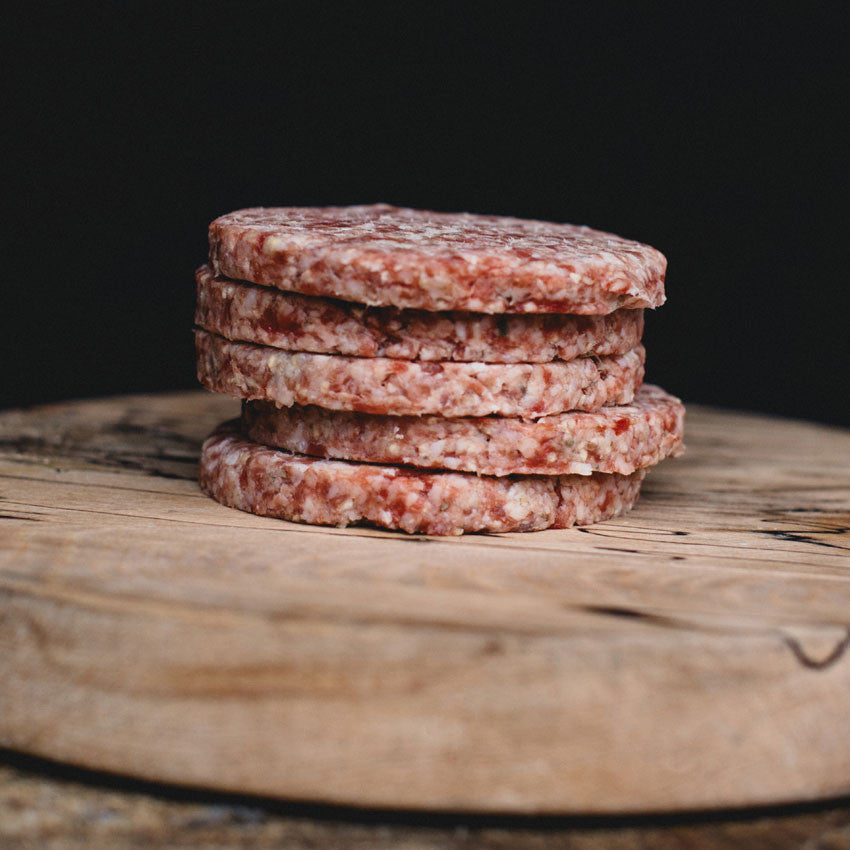 Pork & Apple Burgers