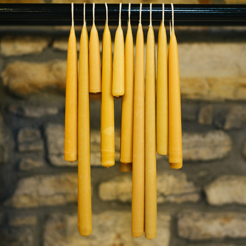 Beeswax Taper Candles